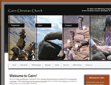 Tablet Screenshot of cairnchristianchurch.com